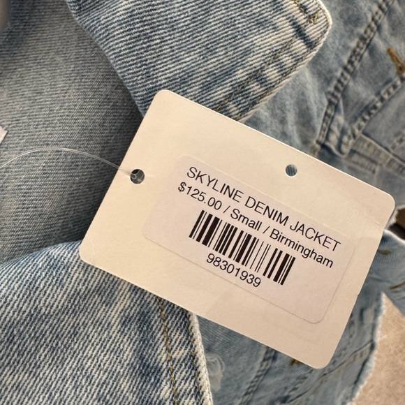 Birmingham Cropped Denim Jacket - Picture 3 of 3